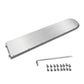 Stainless steel scooter base plate, with screws and L-shaped hex wrench