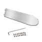 Stainless steel base plate with predrilled holes, hex wrench and screws