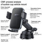 Yesido C278 Car Suction Cup Clip Phone Holder, C278