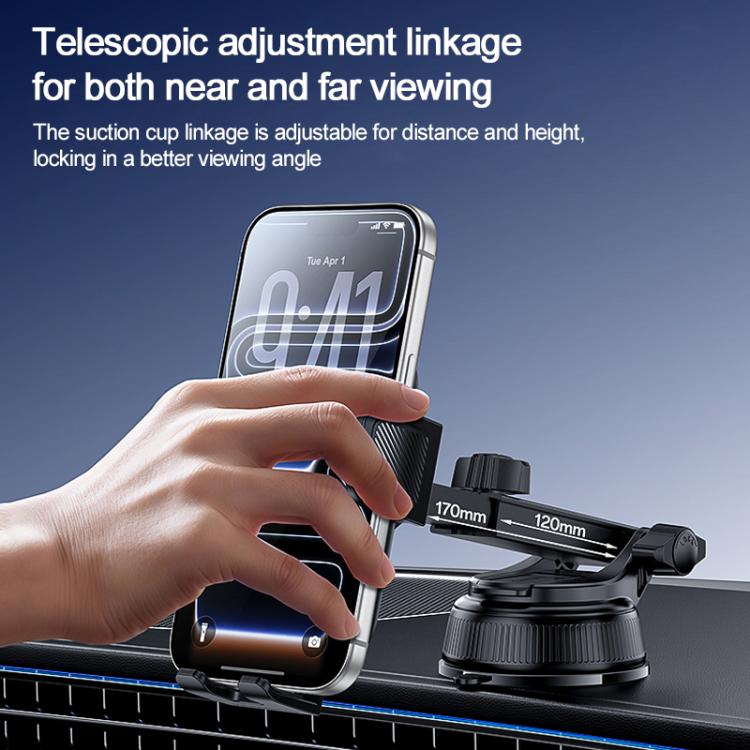 Yesido C278 Car Suction Cup Clip Phone Holder, C278