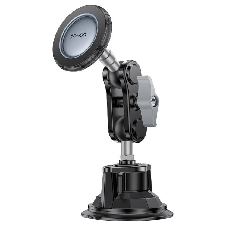 Yesido magnetic car phone mount with suction base and adjustable clamp
