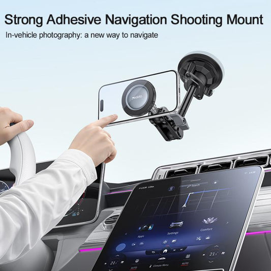 Yesido C282 Car Suction Cup Strong Magnetic Phone Shooting Holder Long Version, C282
