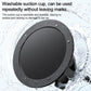 Washable black vacuum suction cup pad for car phone mount with reusable seal