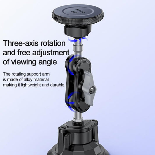 Yesido C322 15W Car Suction Cup Strong Magnetic Wireless Fast Charging Phone Shooting Holder Standard Version, C322