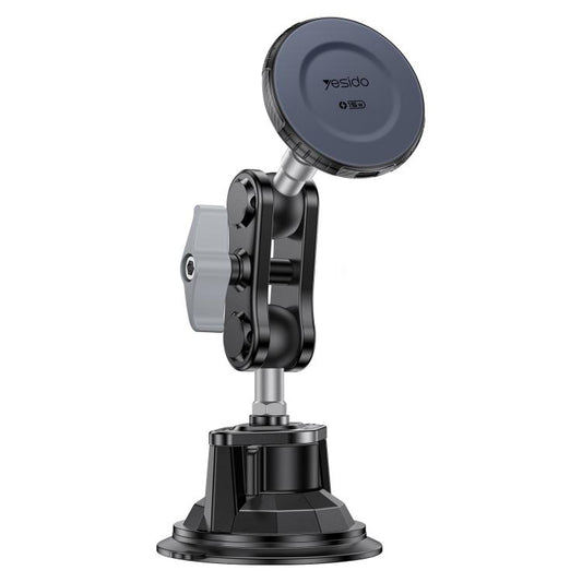Yesido C322 15W Car Suction Cup Strong Magnetic Wireless Fast Charging Phone Shooting Holder Standard Version, C322