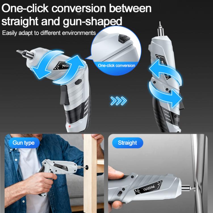 Yesido EC34 Multi-functional Household Electric Screwdriver Electric Drill Set Tool, EC34