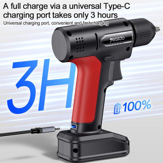 Yesido EC36 Multi-functional Household Electric Screwdriver Electric Drill Set Tool, EC36