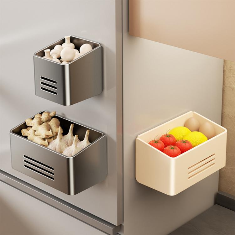 Kitchen Refrigerators No-drill Magnetic Storage Rack, 2pcs / Set, Large Box, Small Box