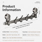 Suction cup behind-door hook rack with multiple hooks and round suction cups, product dimensions