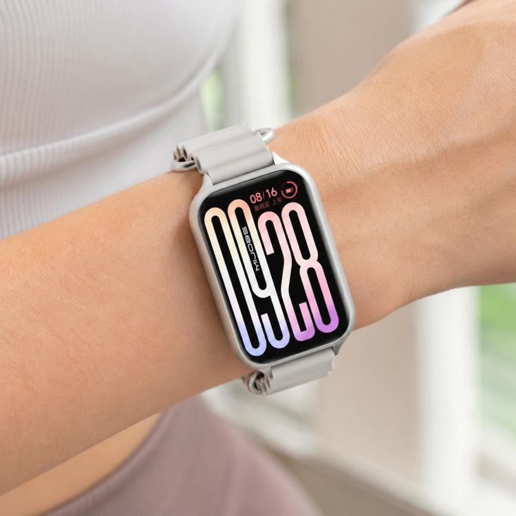 MIJOBS Ocean Silicone Breathable Watch Band, For Xiaomi Band 10 Pro / Redmi Watch 6 / 5
