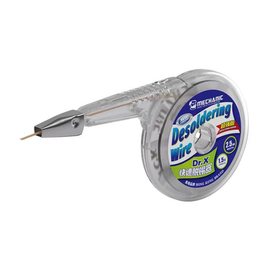 MECHANIC Dr.X Super Strong Version 1.5m Precision Desoldering Tape, 1.5x1.5mm, 2.0x1.5mm, 2.5x1.5mm, 3.0x1.5mm, 3.5x1.5mm