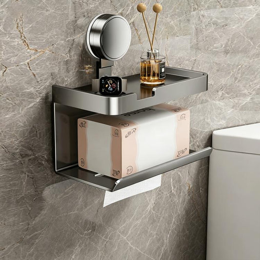 No-drill Vacuum Suction Cup Toilet Holder, Grey Paper Box, White Paper Box, Tissue Box Holder, Dual Tissue Box Holder, Roll Paper Holder, Roll Paper Holder with Lid, Extended Tissue Box Holder, Carbon Steel Dual Tissue Box Holder