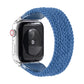 Nylon + Leather Braided Watchband For Apple Watch Series 6 & SE & 5 & 4 40mm / 3 & 2 & 1 38mm, S, M, L