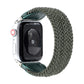 Nylon + Leather Braided Watchband For Apple Watch Series 6 & SE & 5 & 4 40mm / 3 & 2 & 1 38mm, S, M, L
