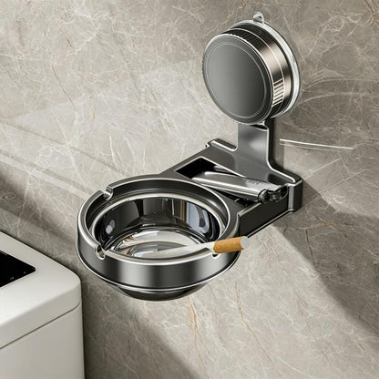 No-drill Suction Cup Wall-mounted Ashtray