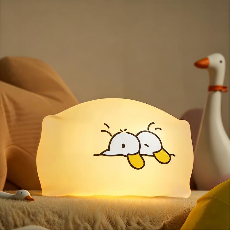 ZHL001Y Early To Bed Pillow Duck Night Light Touch Sensor Bedside Lamp