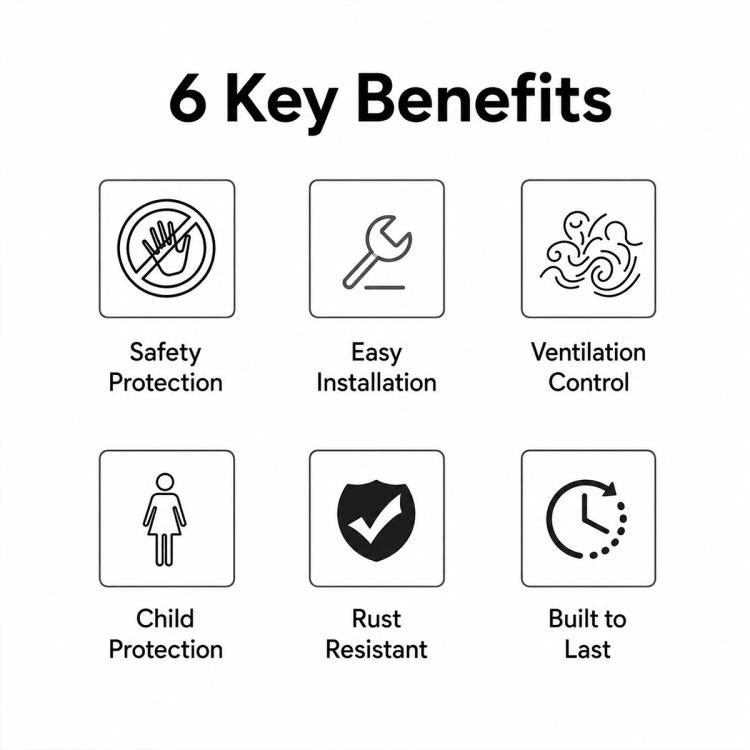 FT756 Multifunctional Child Safety Locks Adjustable Door and Window Limiters
