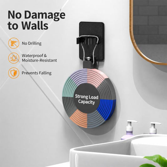 No-drill Comb Holder Wall Mount Storage Rack