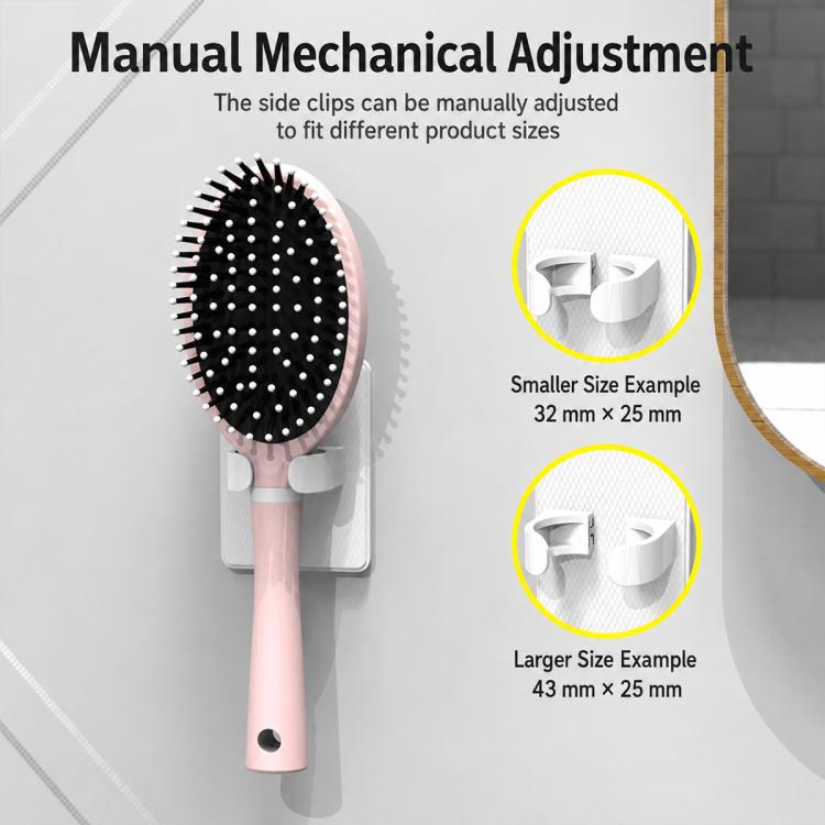No-drill Comb Holder Wall Mount Storage Rack