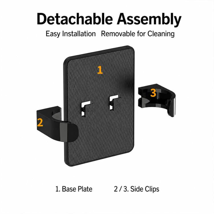 No-drill Comb Holder Wall Mount Storage Rack
