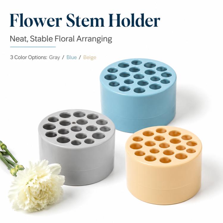 Spiral Plastic Flower Stem Holder