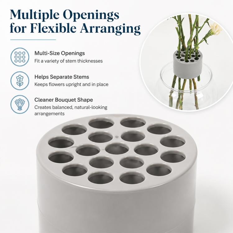 Spiral Plastic Flower Stem Holder