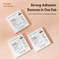 Portable lint remover sticker pack set with white sheets, ready for use