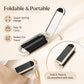 2 in 1 Portable Folding Massage Air Cushion Comb Mirror, White