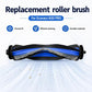 Replacement main roller brush for robot vacuums with blue and gray bristles