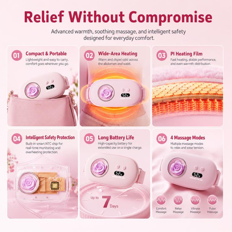 OP4 Gardenia 3D Warming Waist Belt