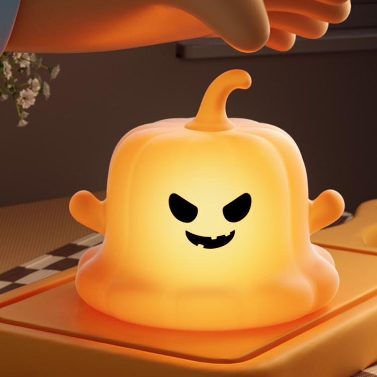 ZHL002 Pumpkin Ghost Silicone Night Light