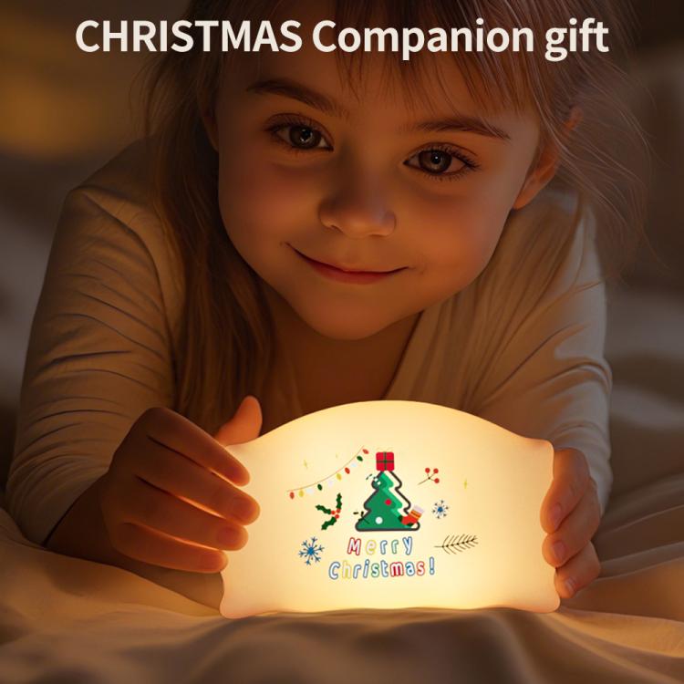 ZHL001S Christmas Pillow Silicone Night Light