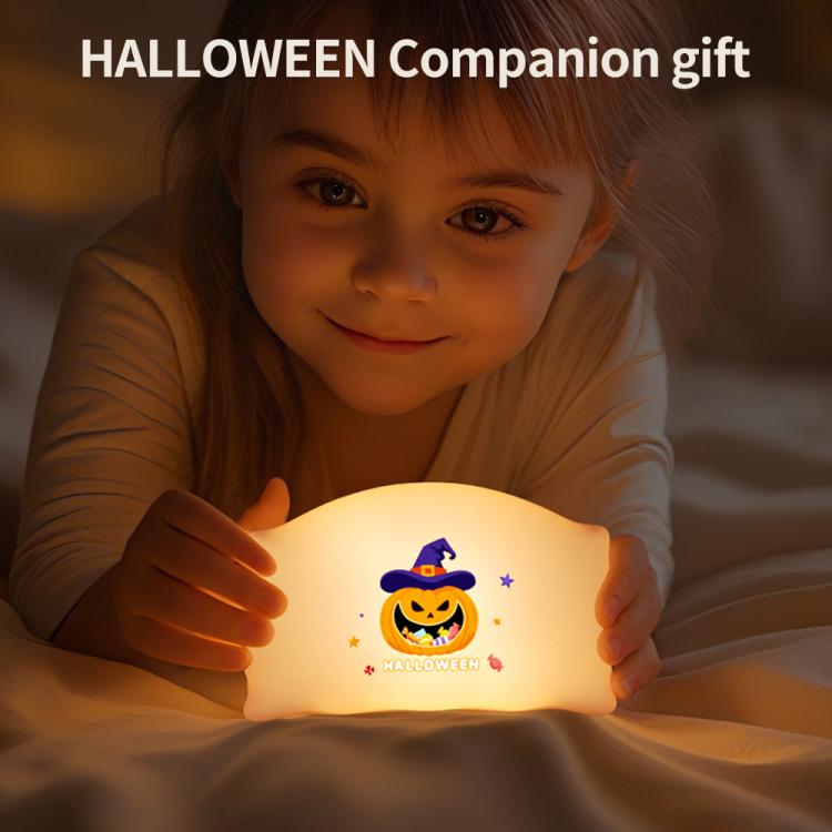 ZHL001W Halloween Pillow Silicone Night Light