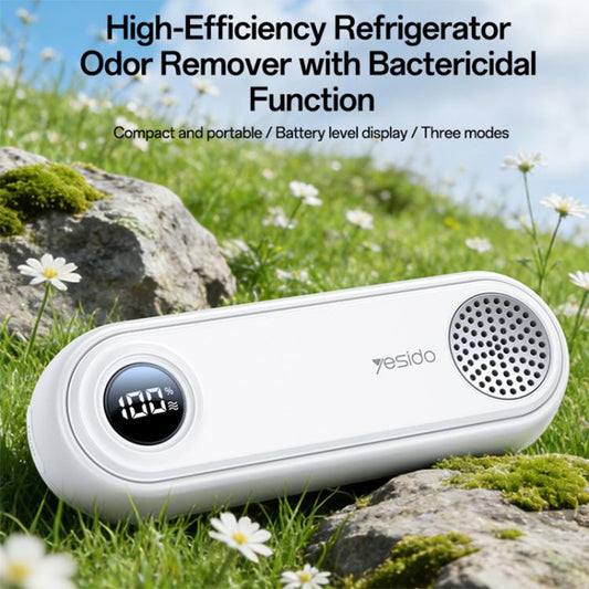 Yesido EC33 fridge deodorizer sterilizer with circular speaker grille and digital display on face