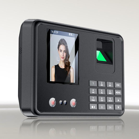 Yesido KM30 2.8 inch Screen Face Fingerprint Recognition Attendance Machine, EU Plug, UK Plug
