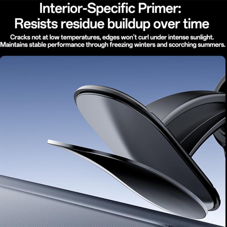 Black circular magnetic base with curved edge ring and mounting bracket
