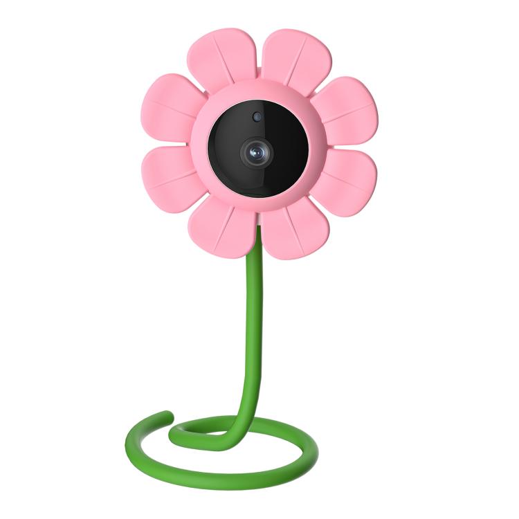 V1 Flower Shaped 4MP Baby Monitor Care Camera, EU Plug, US Plug