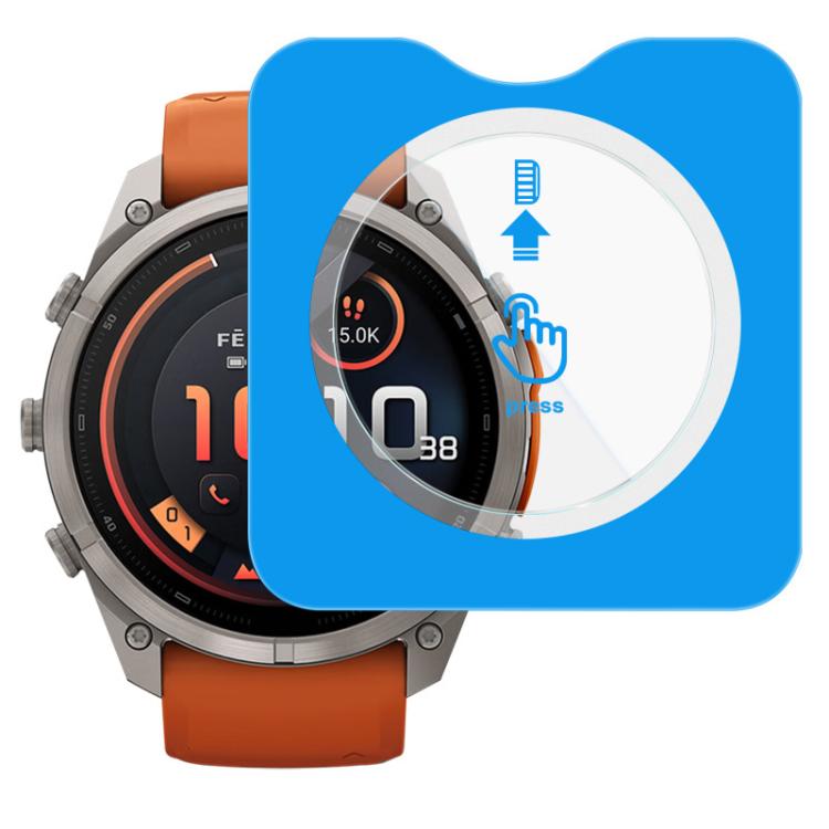 imak Tempered Glass Watch Film, Self-positioning Version, For Garmin Fenix 9 Pro 51mm AMOLED, For Garmin Fenix 9 51mm, For Garmin Fenix 9 47mm, For Garmin Fenix 9 43mm, For Garmin Fenix 9 Pro 47mm AMOLED, For Garmin Fenix 9 Pro 43mm AMOLED             ...