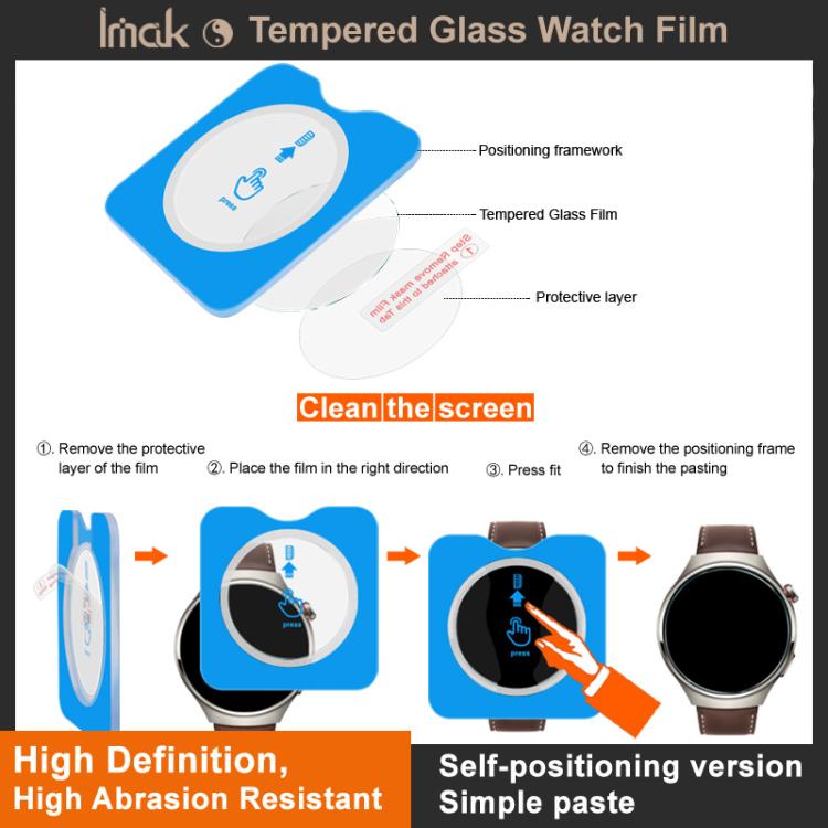 imak Tempered Glass Watch Film, Self-positioning Version, For Garmin Fenix 9 Pro 51mm AMOLED, For Garmin Fenix 9 51mm, For Garmin Fenix 9 47mm, For Garmin Fenix 9 43mm, For Garmin Fenix 9 Pro 47mm AMOLED, For Garmin Fenix 9 Pro 43mm AMOLED             ...