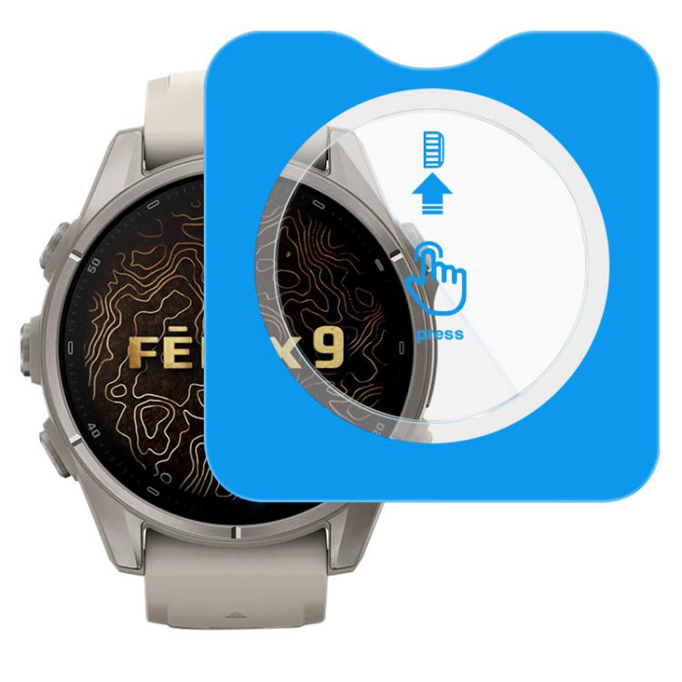 imak Tempered Glass Watch Film, Self-positioning Version, For Garmin Fenix 9 Pro 51mm AMOLED, For Garmin Fenix 9 51mm, For Garmin Fenix 9 47mm, For Garmin Fenix 9 43mm, For Garmin Fenix 9 Pro 47mm AMOLED, For Garmin Fenix 9 Pro 43mm AMOLED             ...