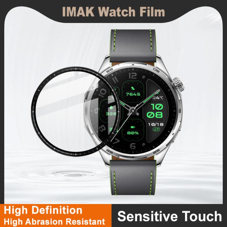 IMAK Black Scale Version Plexiglass HD Watch Protective Film, For Honor Watch 6 Plus