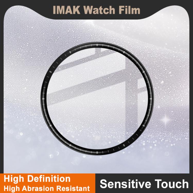 IMAK Black Scale Version Plexiglass HD Watch Protective Film, For Honor Watch 6 Plus