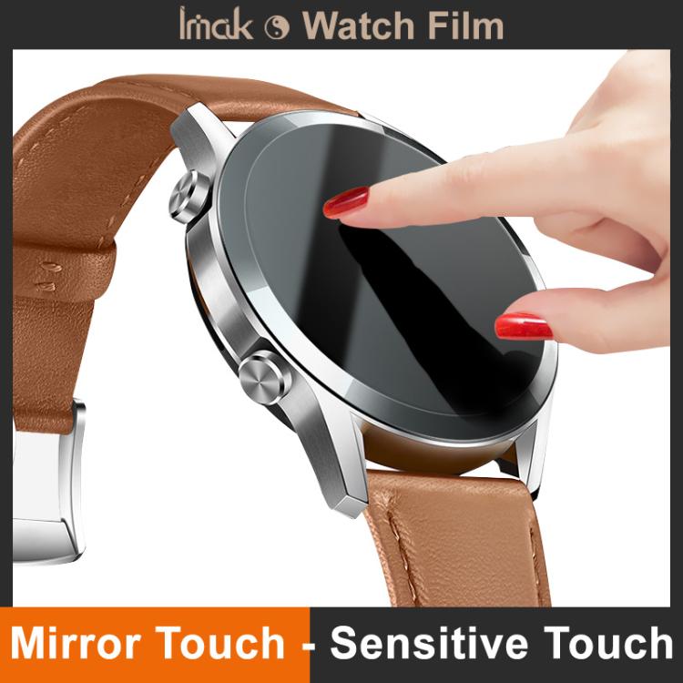 IMAK Black Scale Version Plexiglass HD Watch Protective Film, For Honor Watch 6 Plus