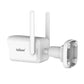 Srihome outdoor security camera rear view with mounting plate and two antennas