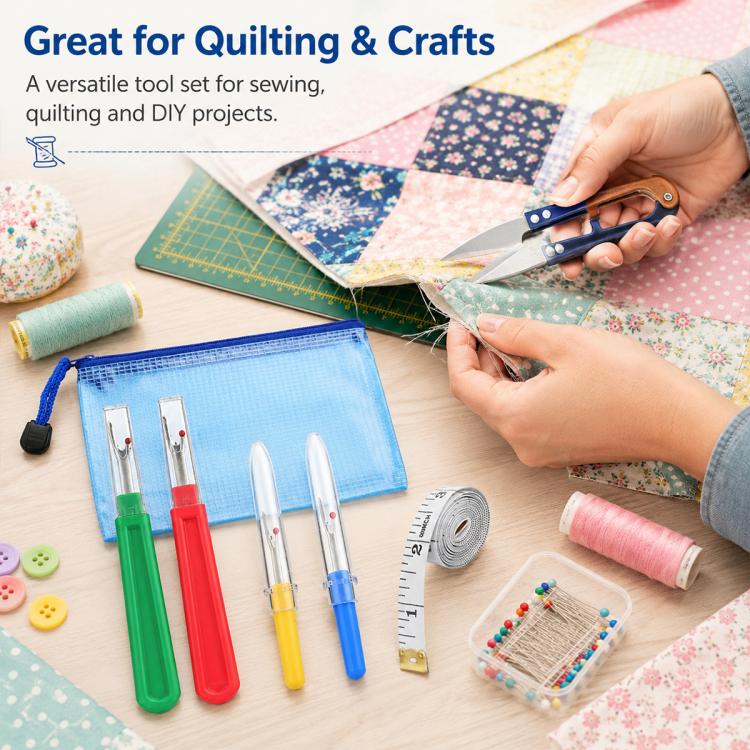6pcs / Set DIY Sewing Seam Ripper Kit Thread Seam Remover