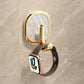 No Drill Light Luxury Plastic Adhesive Hooks Traceless Heavy-Duty Clothes Hook, 1PC