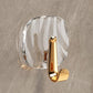 4pcs No Drill Light Luxury Plastic Adhesive Hooks Traceless Heavy-Duty Clothes Hook, 4PCS Gold Hook