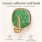 4pcs No Drill Light Luxury Plastic Adhesive Hooks Traceless Heavy-Duty Clothes Hook, 4PCS