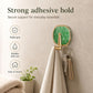4pcs No Drill Light Luxury Plastic Adhesive Hooks Traceless Heavy-Duty Clothes Hook, 4PCS