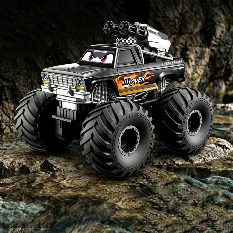 JJR/C Q245 Pro Crusher Amphibious 4WD Remote Control Car with Water Cannon Function